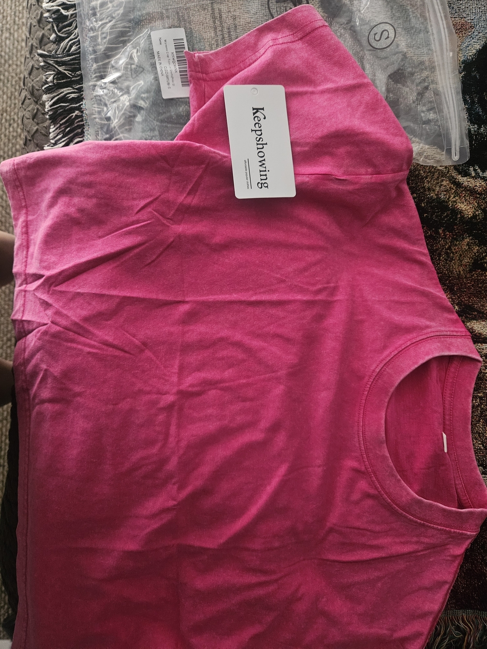Aura Hot Pink Cropped Tee